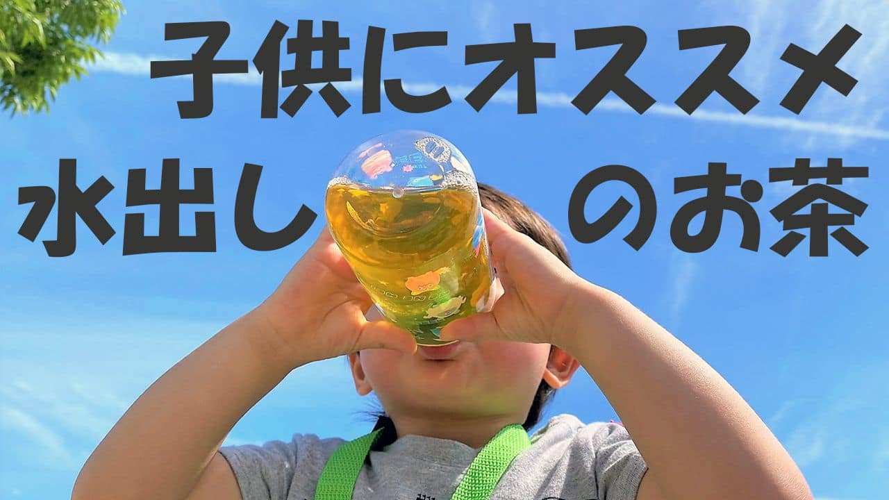水出し茶は子供にオススメ!簡単な低カフェイン緑茶の作り方!