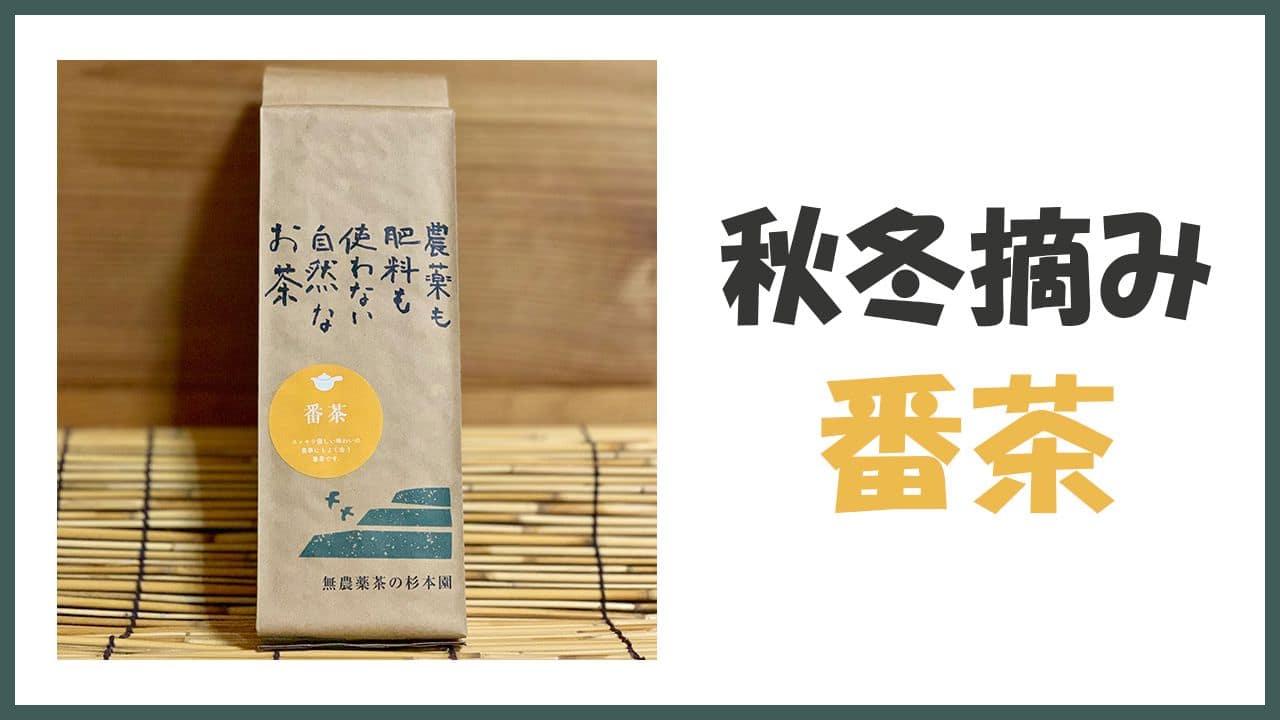 無農薬・自然栽培の秋冬摘み「番茶」